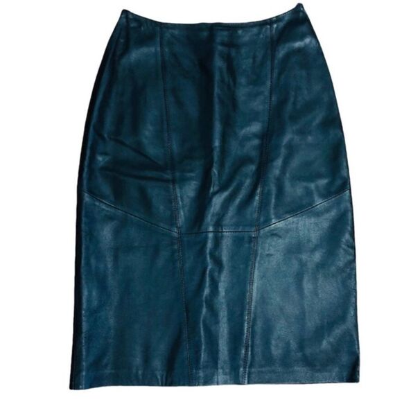 Wilson Suede and leather skirt